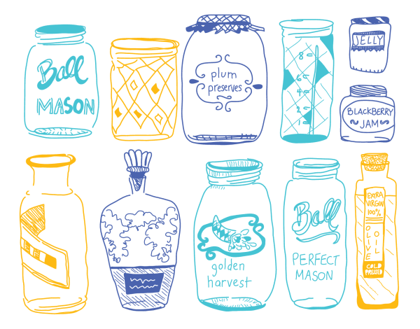 Mason Jar Art Card