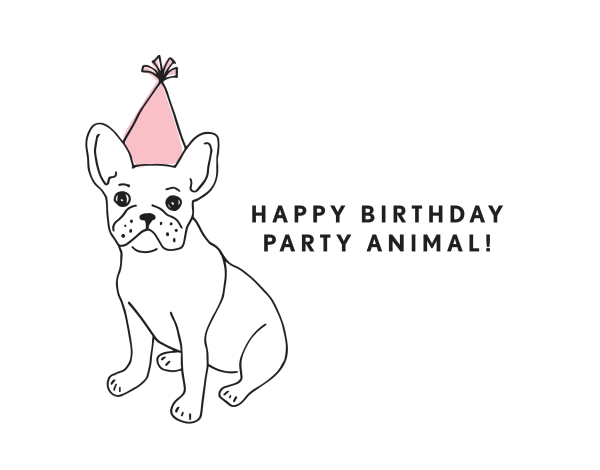 Party Animal Birthday Card