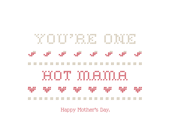 Hot Mama Mother's Day Card