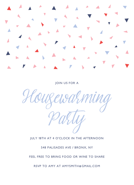 Confetti Housewarming