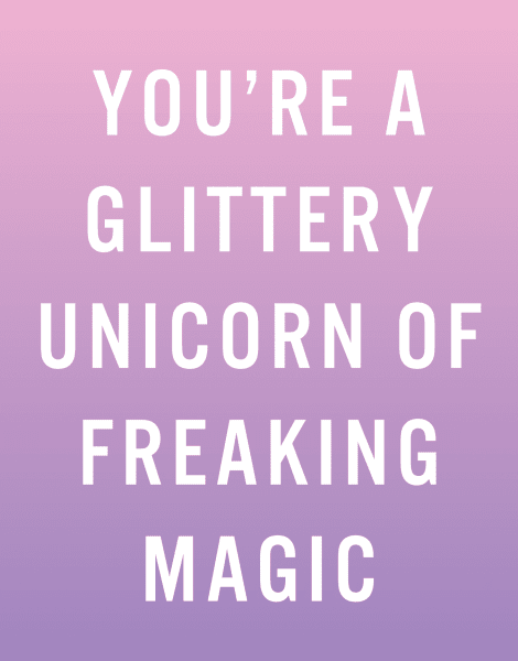 Glittery Unicorn