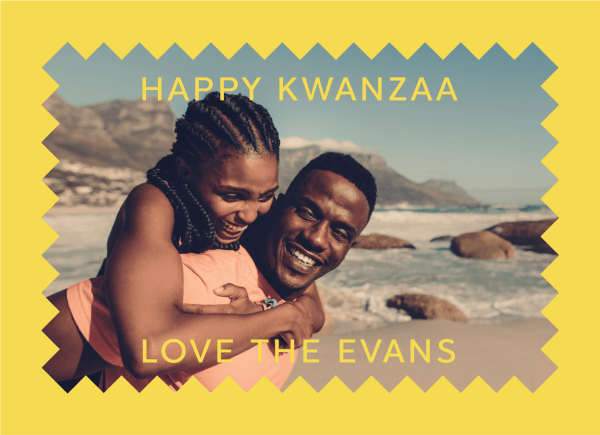 Yellow Kwanzaa Frame