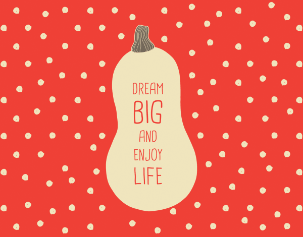 Red Polka Dots Dream Big Friend Card