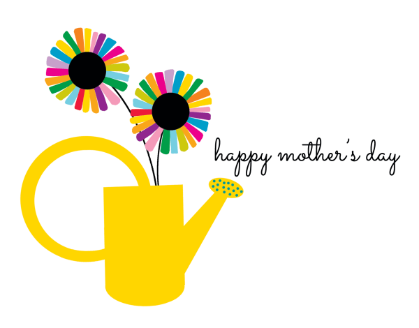 Watering Can Mother's Day Card