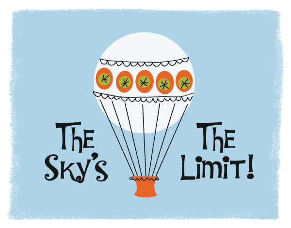 Sky's The Limit Congrats Card