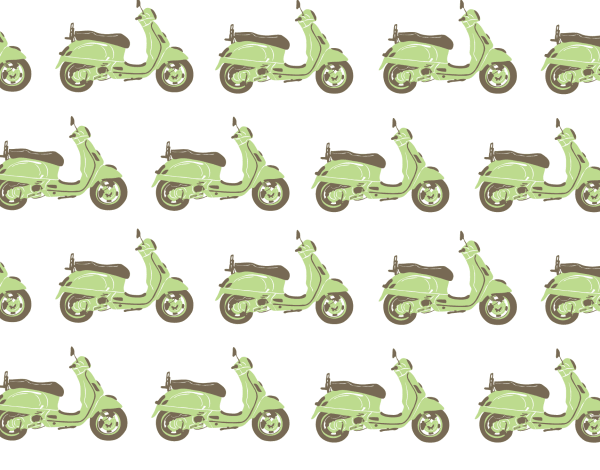 Vespa Printed Stationery