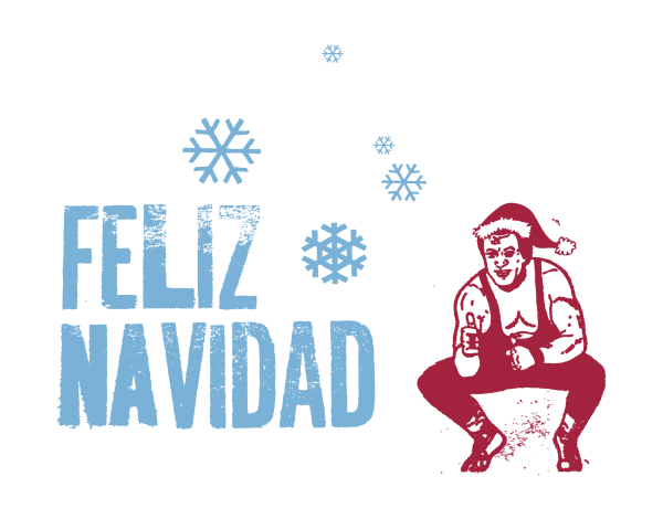 Frosty Feliz Navidad Christmas Card