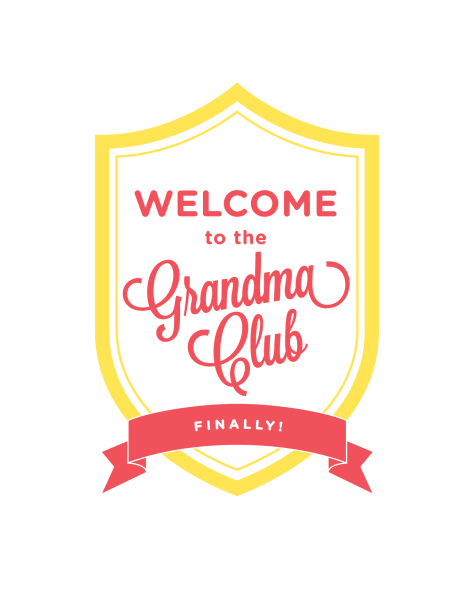 Script Welcome to the Grandma Club Card