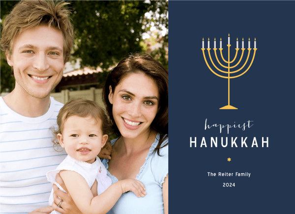 Happiest Hanukkah Menora