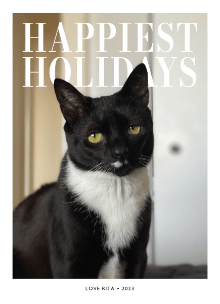 Happiest Holiday Serif Pets