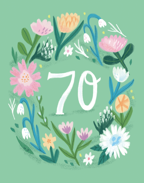 Wildflower 70th Birthday