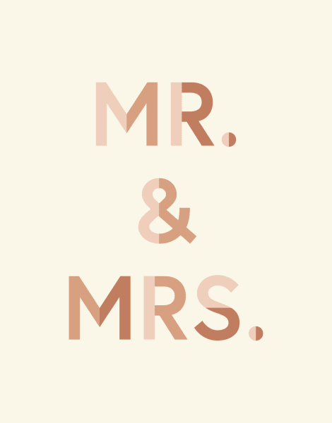 Mr. & Mrs. 