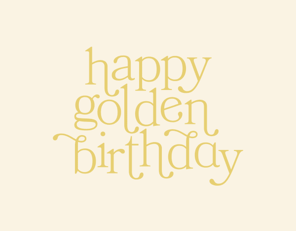 Golden Birthday