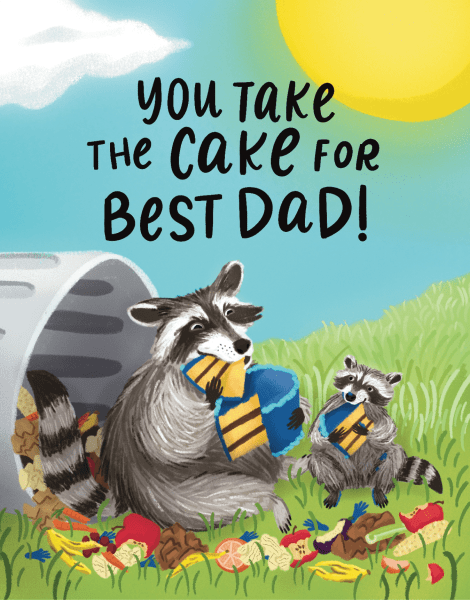 Raccoon Father's Day