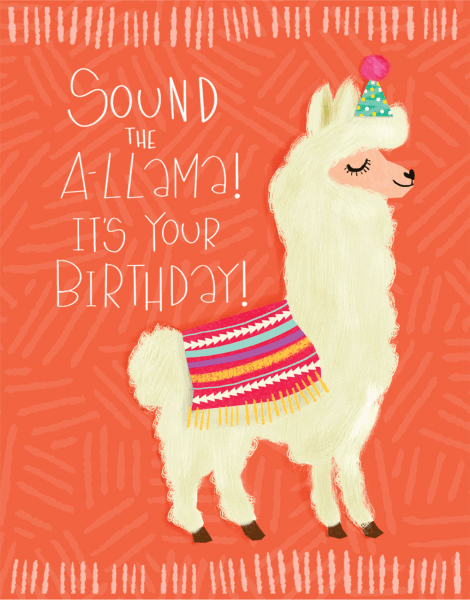 Llama Birthday