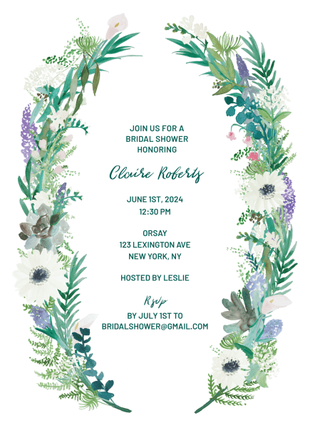 Botanical Bliss Bridal Shower