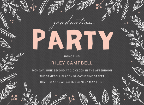 Floral Graduation Party