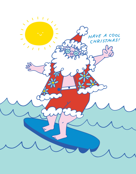 Surfin' Santa