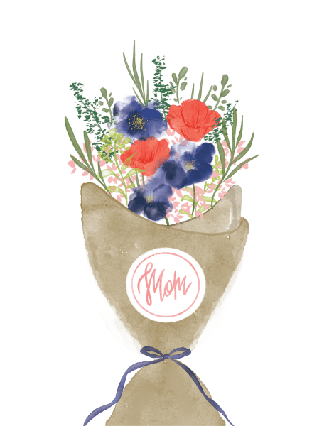 Painted Mom Bouquet