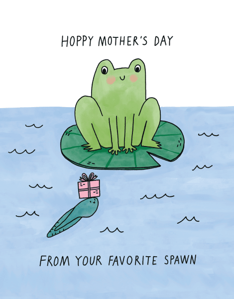 Hoppy Mother's Day Frog