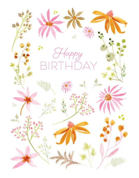 Wildflower Garden Birthday 