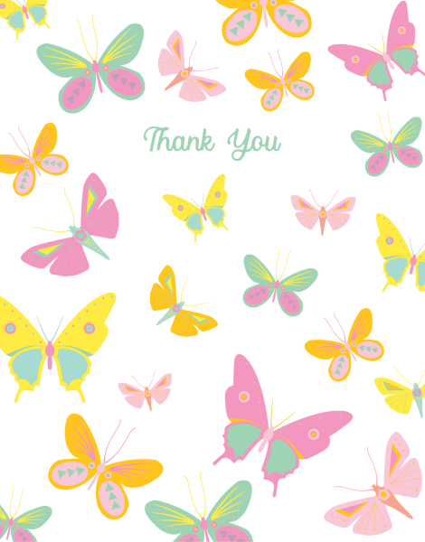 Butterflies Thank You