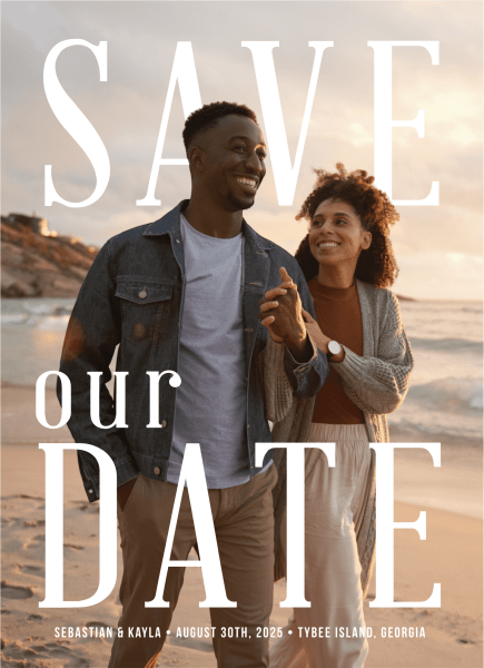 Big Save Our Date