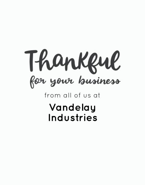 Simple Thankful For Your Business