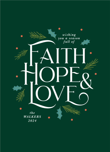 Faith Hope Love {Card} Faith Hope Love {Card}
