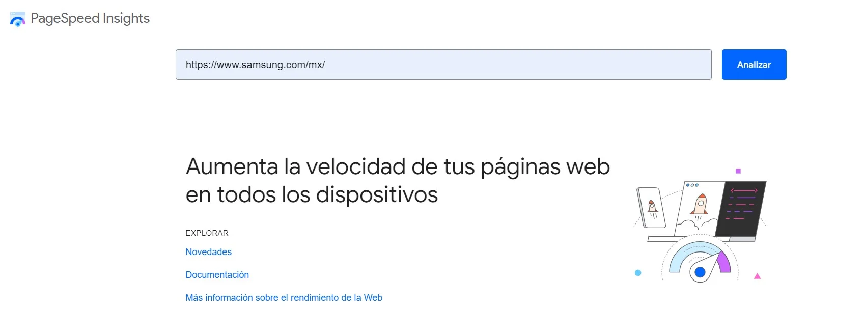 Page Speed Insight, herramienta para aumentar velocidad de sitios web y SEO