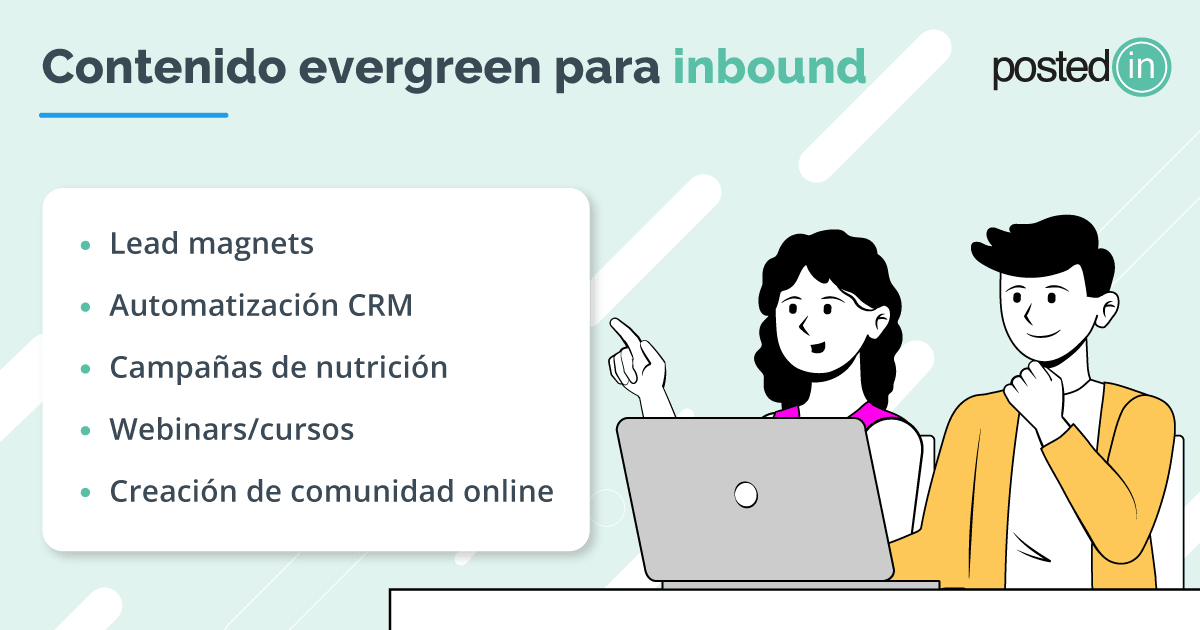 ejemplo de estrategias evergreen para inbound marketing