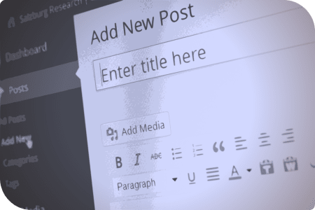 Una pantalla de ordenador con un botón que dice "Add New Post".