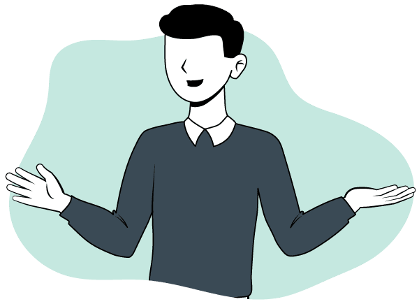 Un hombre con una sonrisa en su rostro, con los brazos abiertos, y una camisa negra.