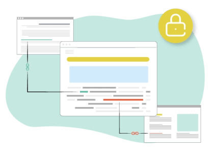 Un diagrama de un sitio web con diferentes elementos.