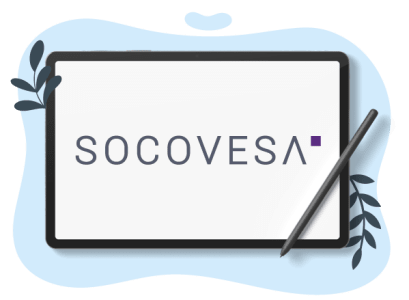 Un logo de SocoVesa.