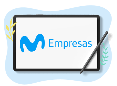 Una página web con el nombre "Empresas" y un pico de color verde.