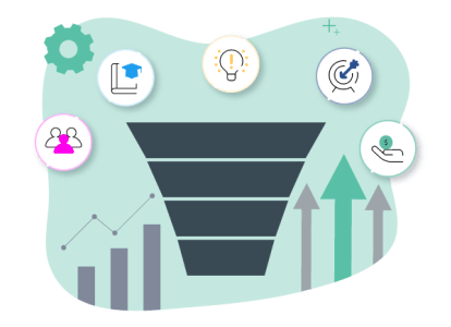Una imagen que muestra diferentes tipos de gráficos y diagramas, incluyendo un gráfico de barras y un gráfico de columna.