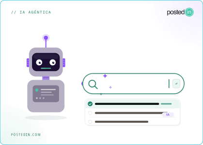 Un robot de la tecnología de la información.
