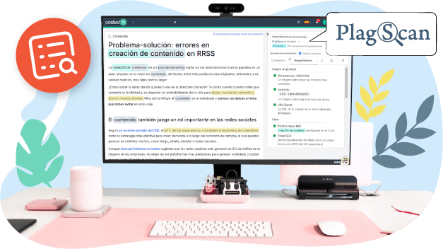 Una pantalla de ordenador con un texto en español.