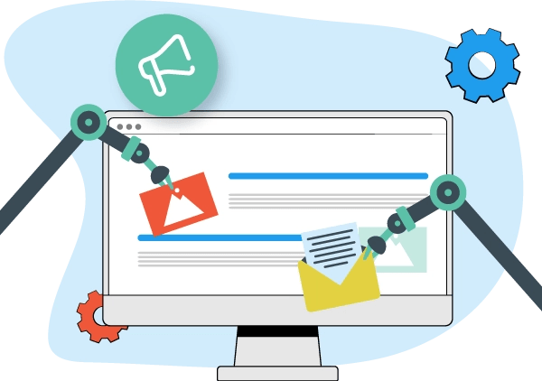Una imagen de un monitor de computadora con una página web abierta y un enlace a un correo electrónico.