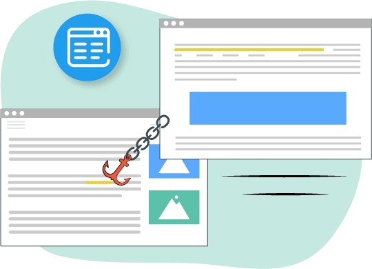 Un anillo en una página web.