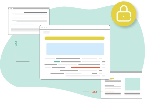 Un diagrama de un sitio web con diferentes elementos.