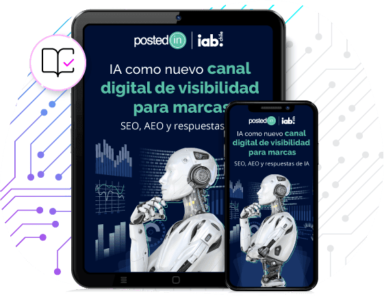 Una publicación en Instagram muestra un robot digital y un celular.