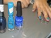 Tutorial Paso a Paso: Nail art, marmolado en seco.