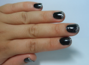 Tutorial Paso a Paso: Nail Art Manicura Francesa Nocturna