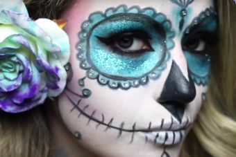 Maquillaje de Calavera para Halloween