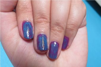 Tutorial Nail Art: Plastic Wrap