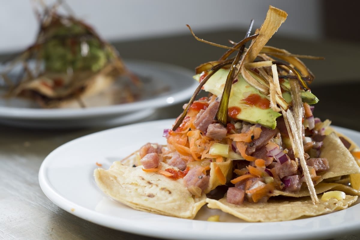 Receta mexicana : Tostadas de pata - cookcina