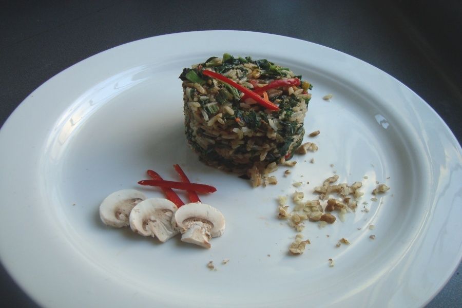 Prepara un Timbal de Espinacas cookcina