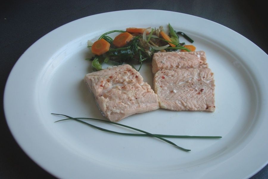 Cómo hacer un salmón pochado cookcina